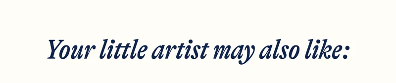 Your little artist may also like: ART SMOCK