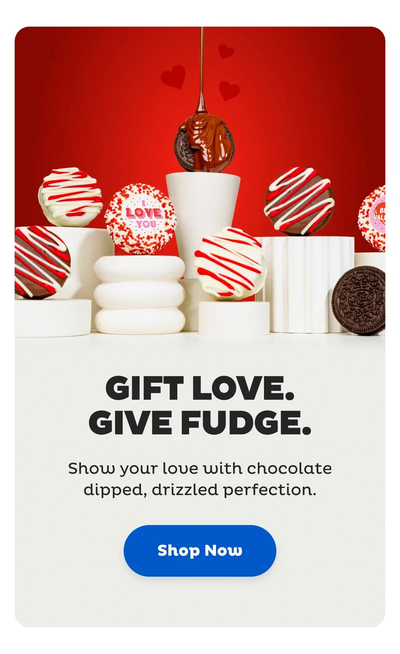 This Valentine's Day: gift love, give fudge.