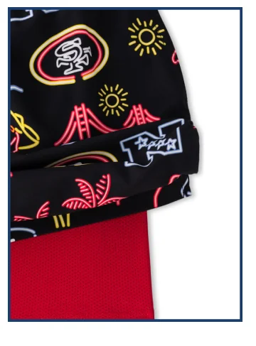 Lined Classic Swim Trunk: The Neon 49ers