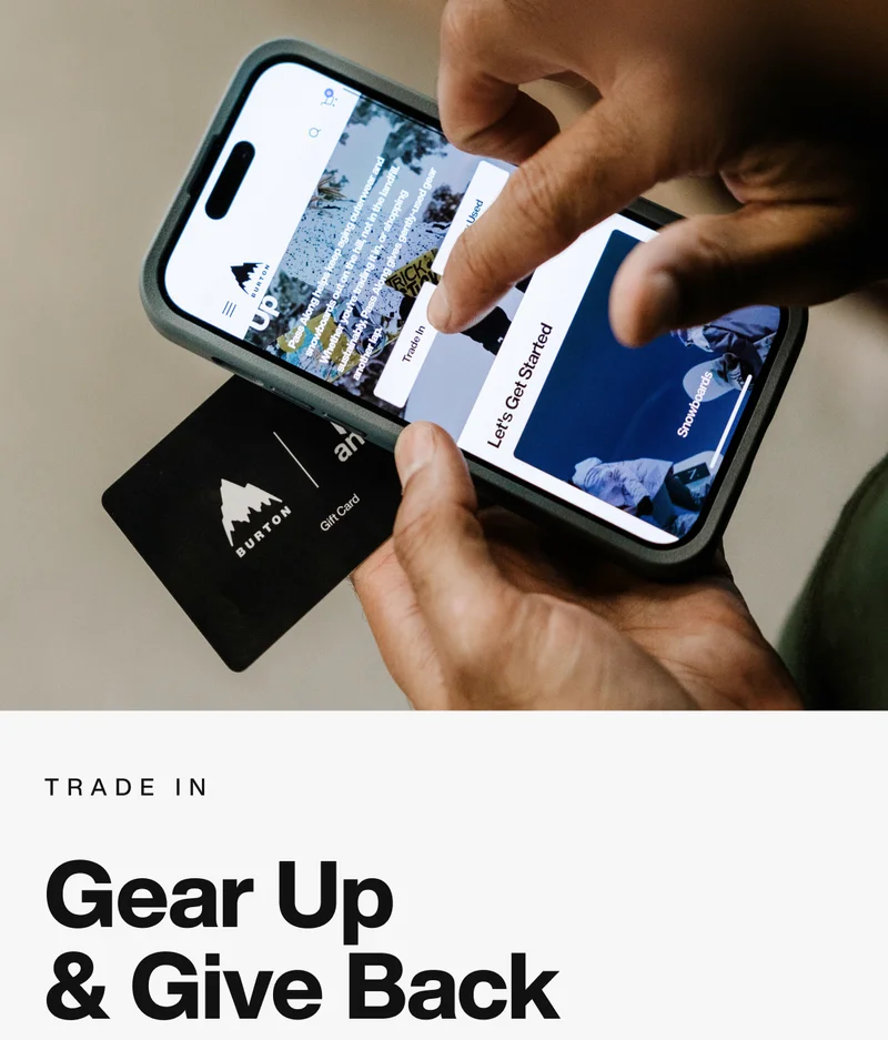 Burton Pass Along Program - Trade Your Gear Online