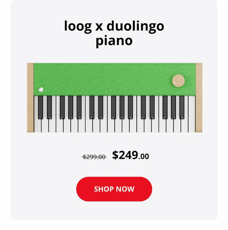 loog x duolingo piano - SHOP NOW