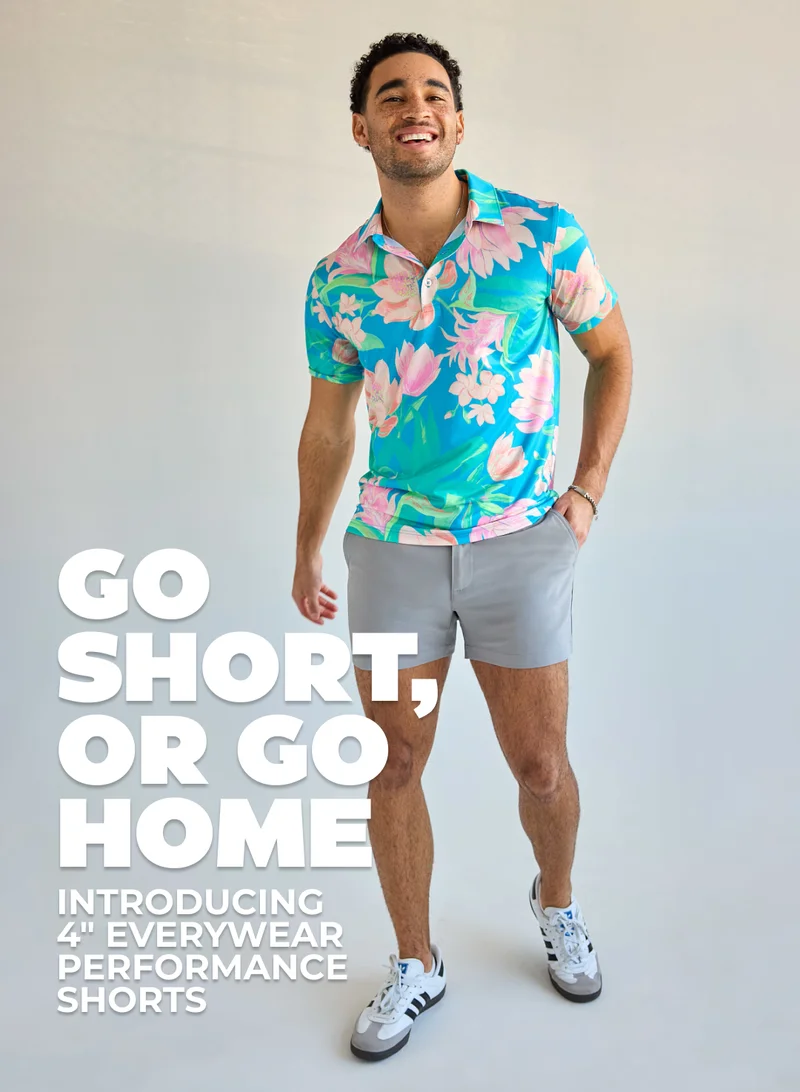 INTRODUCING NEW 4" INSEAM EVERYWEAR SHORTS