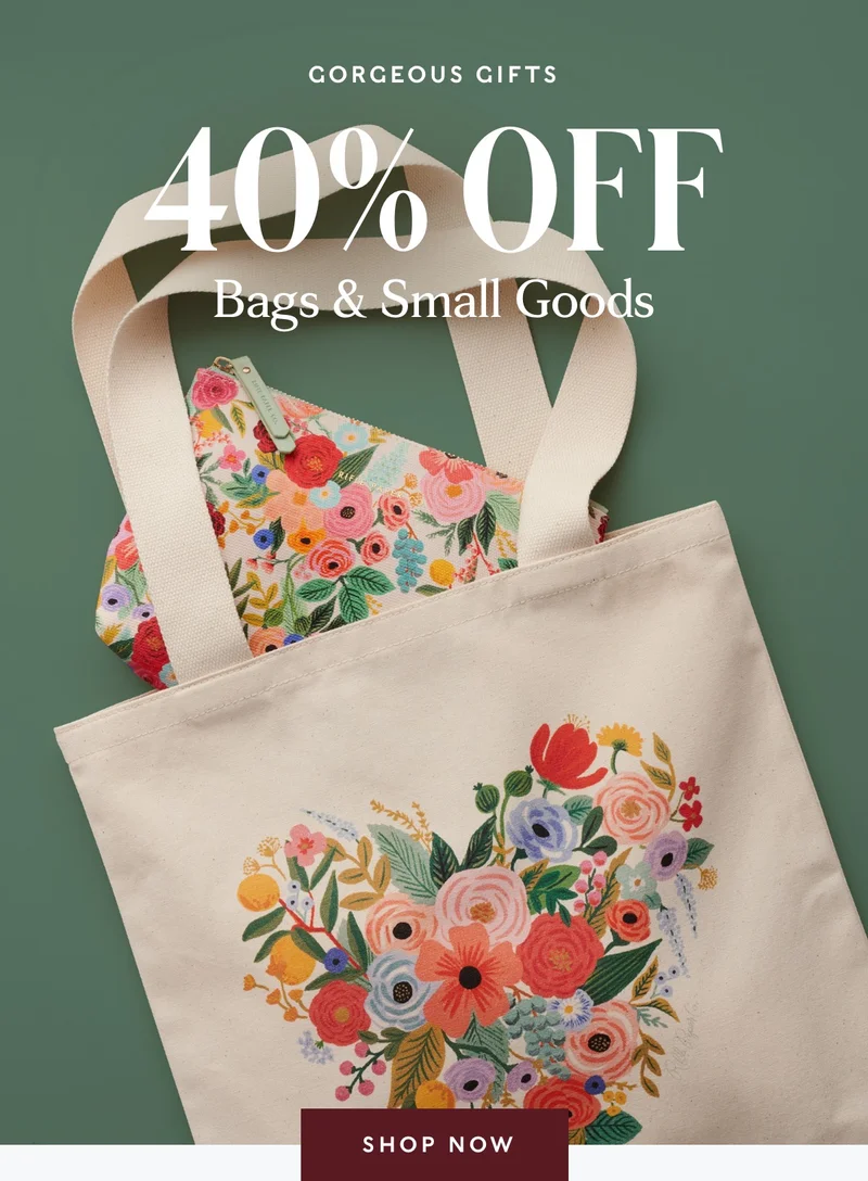 Shop 40% Off Bags and Small Goods
