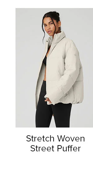 STRETCH WOVEN STREET PUFFER