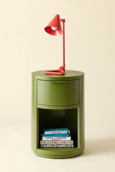 Kane Round Storage Nightstand