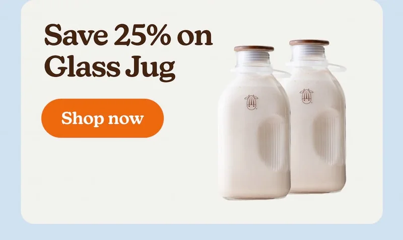 Save 25% on Glass Jug