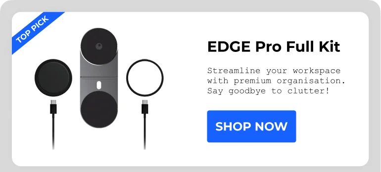 EDGE Pro Full Kit Streamline your workspace with premium organization. Say goodbye to clutter! [SHOP NOW]