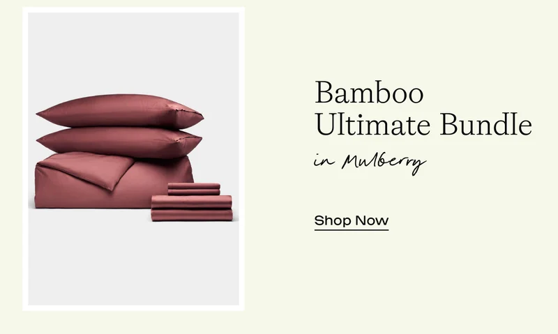 BAMBOO BEDDING ULTIMATE BUNDLE IN MULBERRY