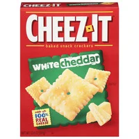 Cheez-It Baked Snack Crackers, White Cheddar