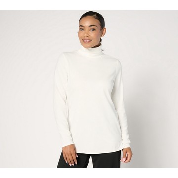 Belle by Kim Gravel TripleLuxe Micro Ribbed Turtleneck