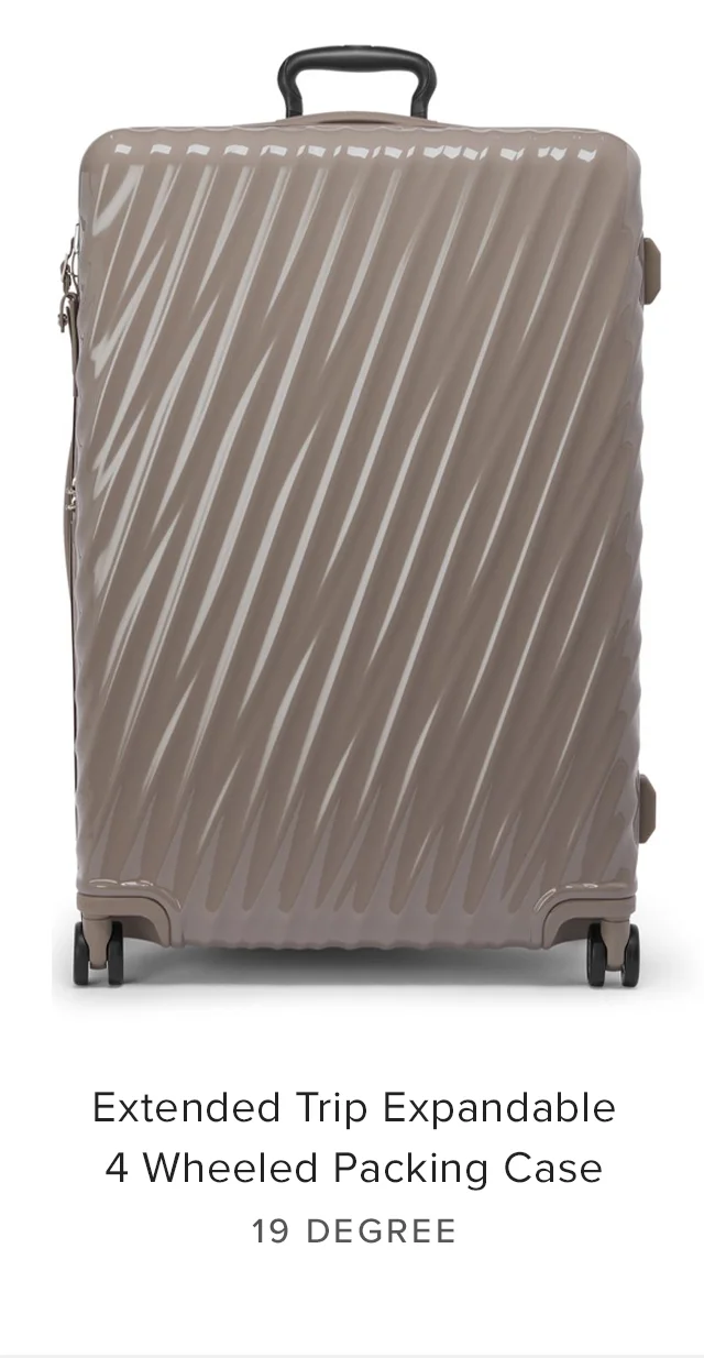Extended Trip Expandable 4 Wheeled Packing Case