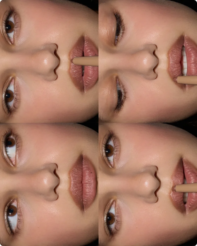 tamar wears peptide lip shape in twist