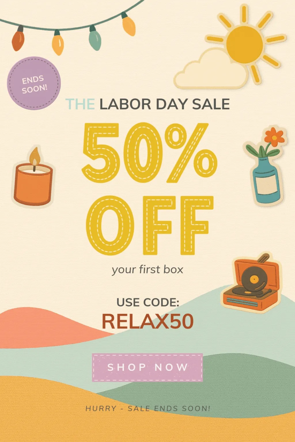 Shop the Labor Day Sale 50% Off Sale