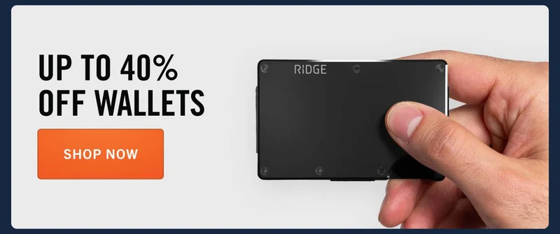 Up to 40% OFF Wallets | SHOP NOW