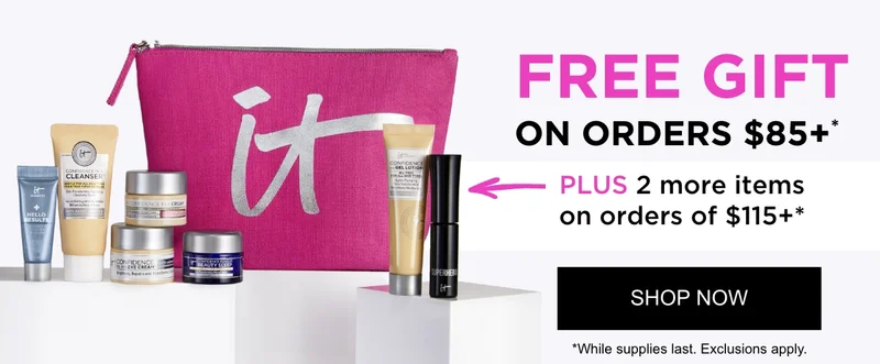 FREE GIFT ON ORDERS $85+