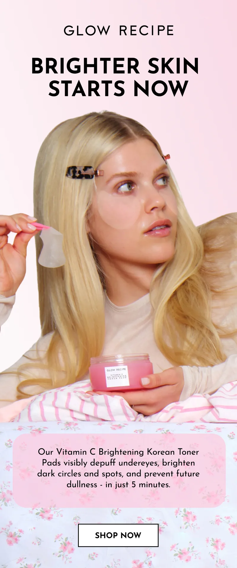 Vitamin C Brightening Toner Pads