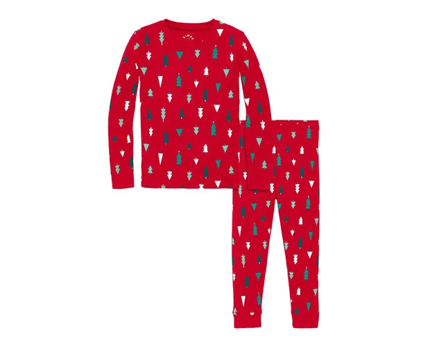 Image of Holiday PJ Set - Twinkly Trees