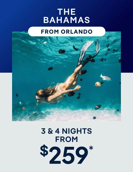 The Bahamas – 3 & 4 Nights From Orlando (Port Canaveral) – Click to View Cruises & Book Now