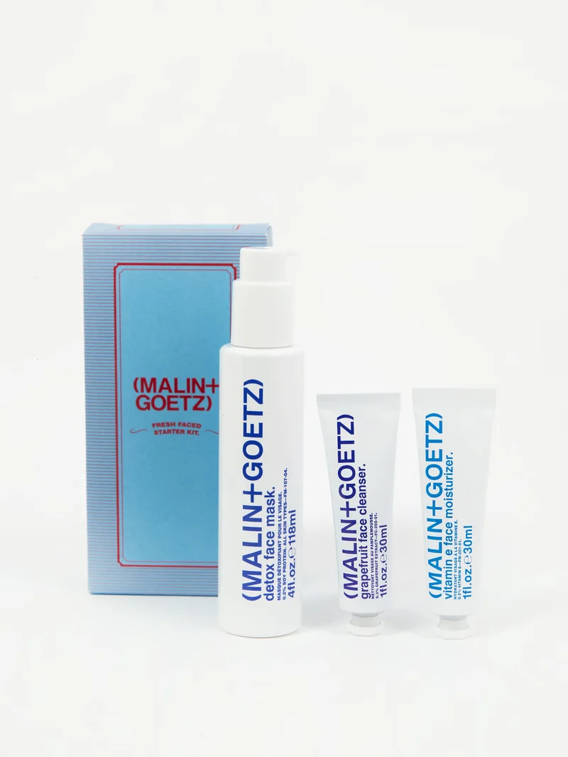 Image of Malin+Goetz Fresh Faced Starter Kit Gift Set 2024