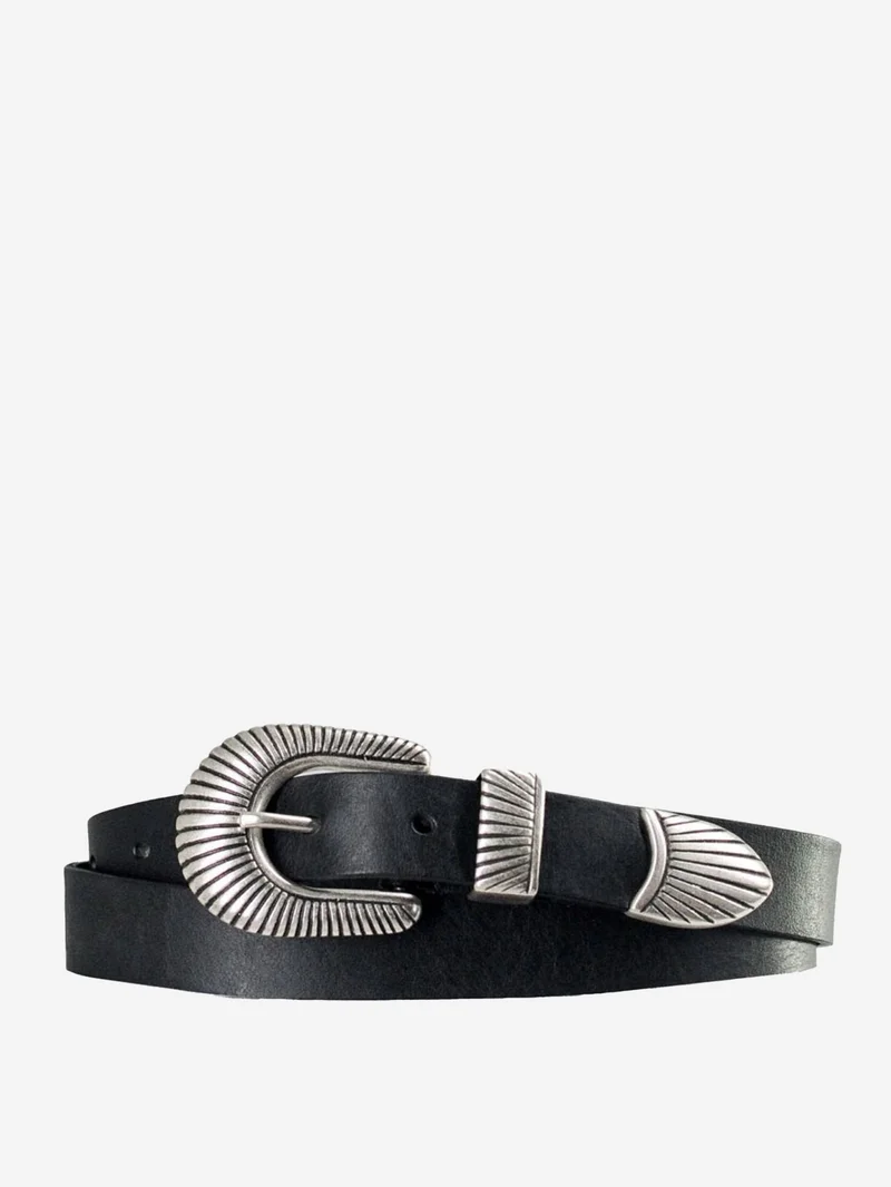 Image of Molebo M2403 Belt - Black Leather