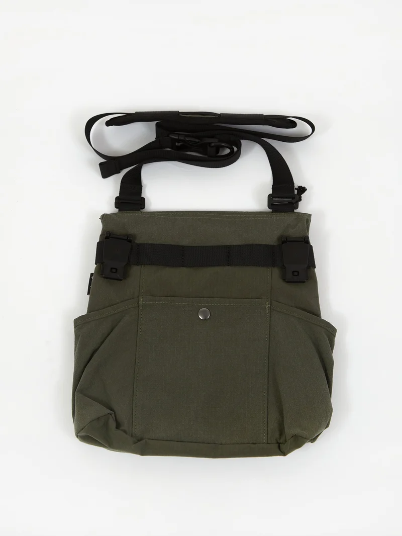 Image of Snow Peak Lightweight Taslan Ripstop Shoulder Bag - Olive
