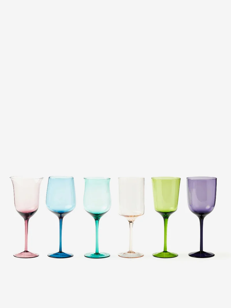 Image of BITOSSI HOME Goblet (Set of 6) Mixed - Multi