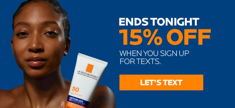 15% off when you sign up for texts