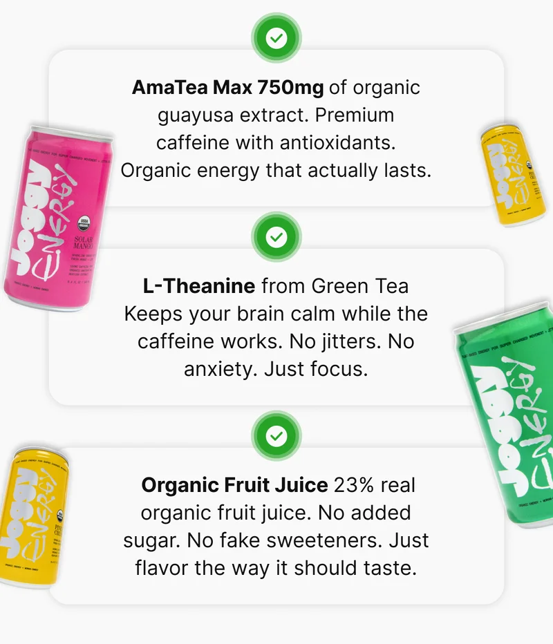 Typical Energy Drink vs JOGGY