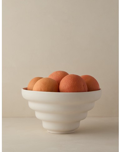 Cascading Serving Bowl by Lolly Lolly Ceramics-Ivory
