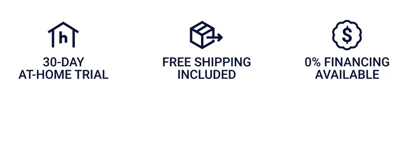 30-day at-home trial. Free shipping included. 0% financing available.