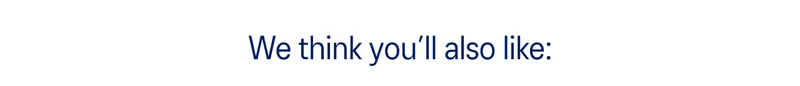 We think you'll also like...