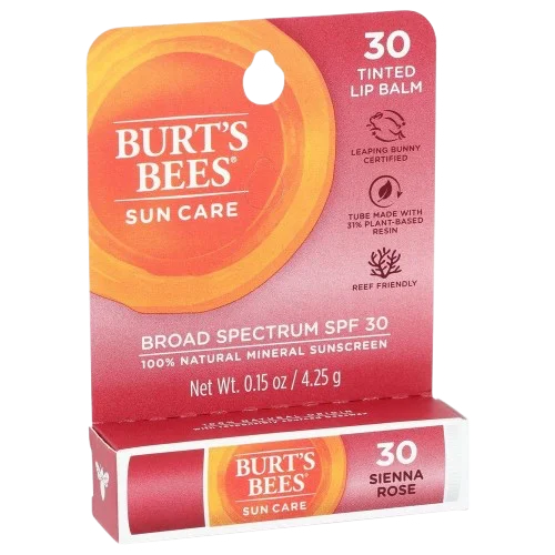 Image of Burt's Bees Rose Tinted Lip Balm