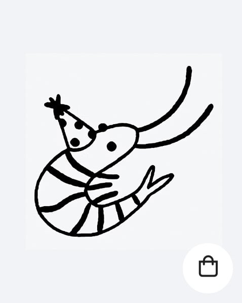 Party Prawn Tattoo