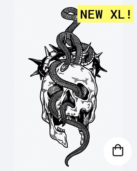 New XL Dethroned Tattoo