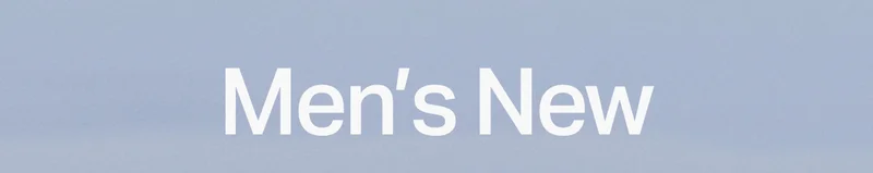 Men's New
