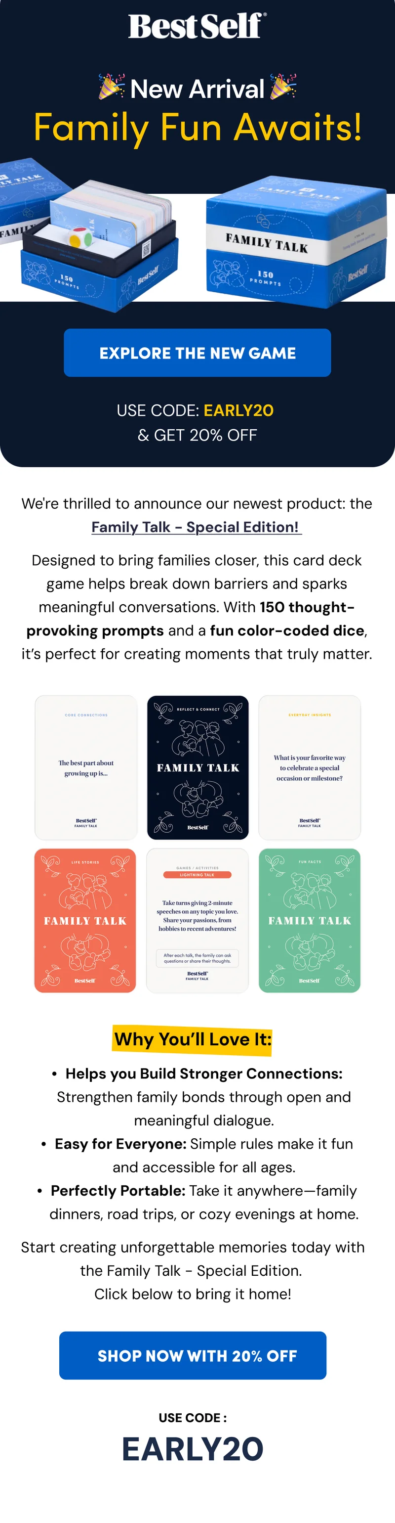 New arrival: family fun awaits