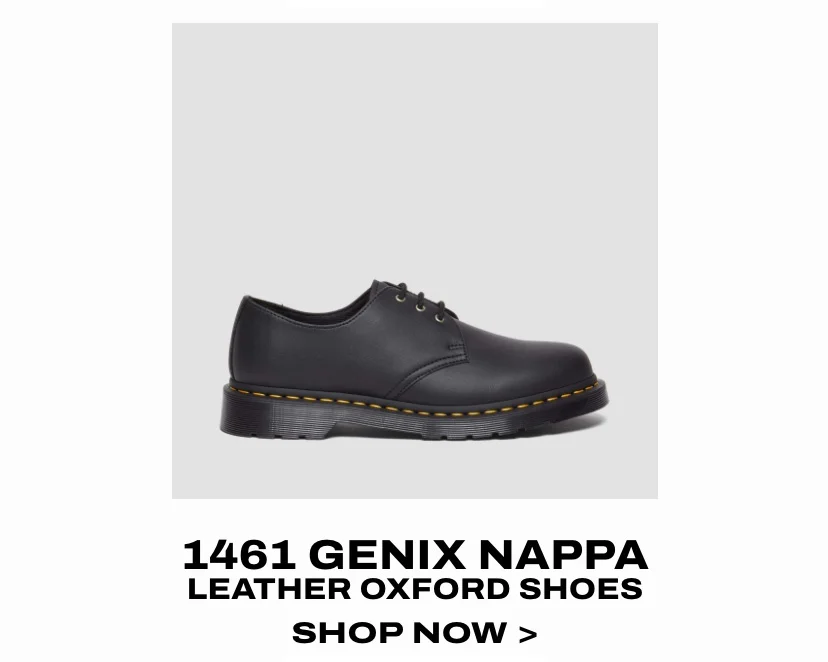 1461 Genix Nappa Leather Oxford Shoes