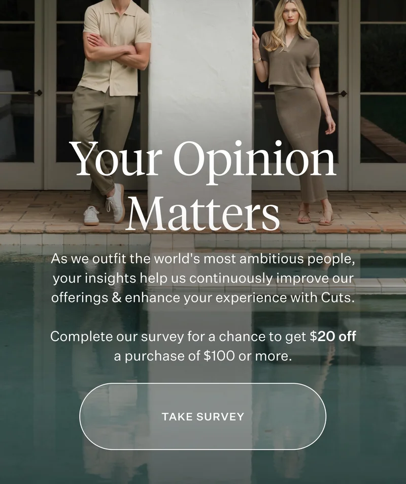 Take Survey for 20% Off