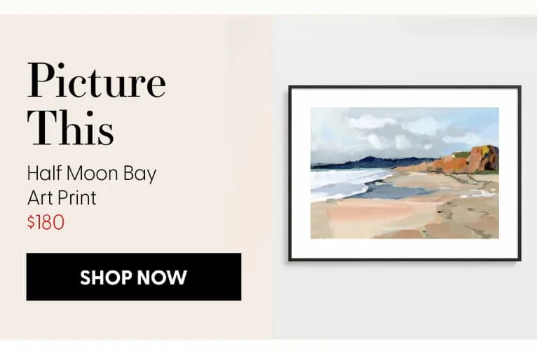 Half Moon Bay Art Print