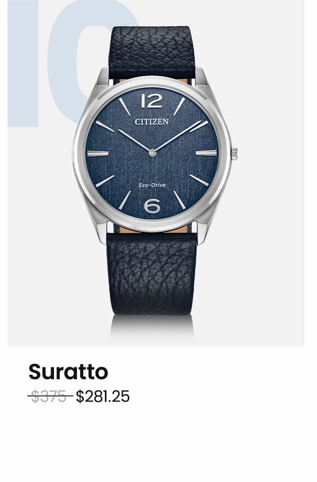 Suratto -- WAS: $375  NOW: $281.25