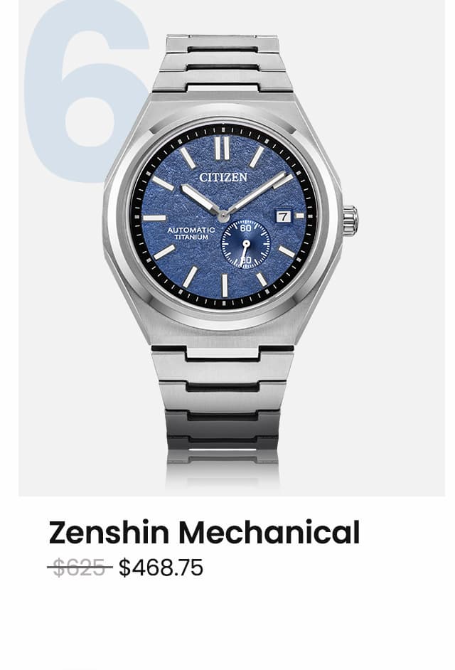 Zenshin Mechanical -- WAS: $625  NOW: $468.75