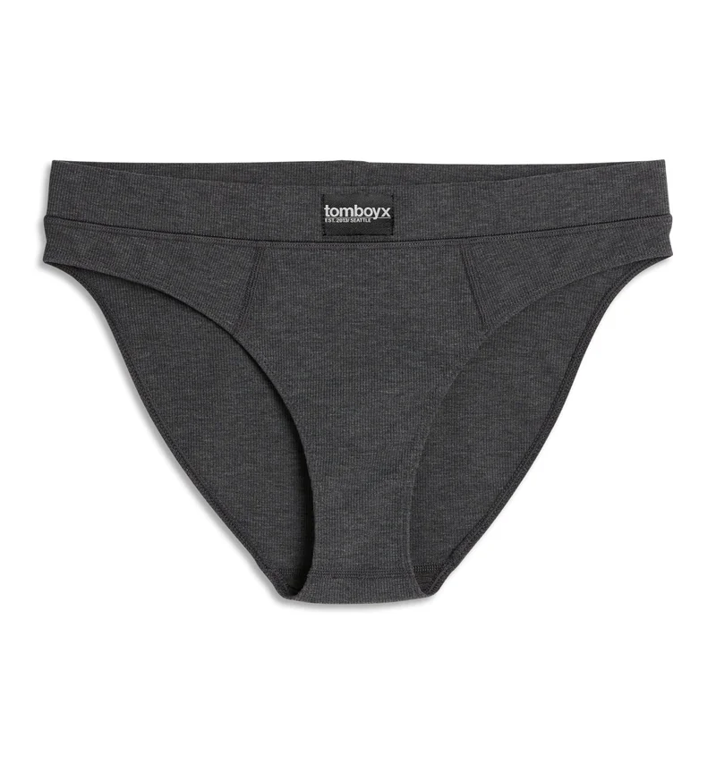 Image of Bamboo Rib Cheeky - Heather Gray
