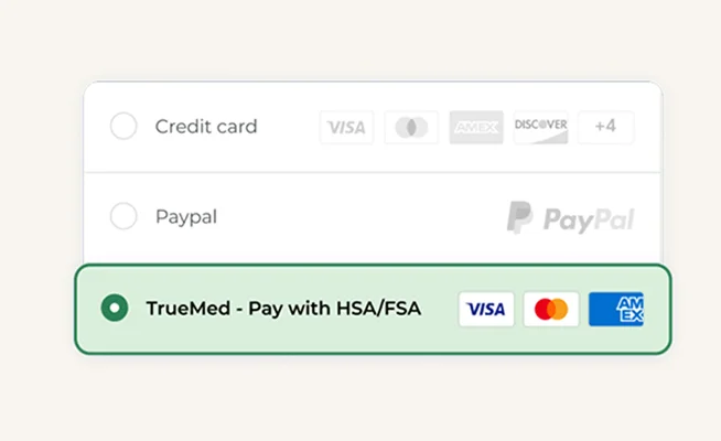 Choose Trumed at checkout