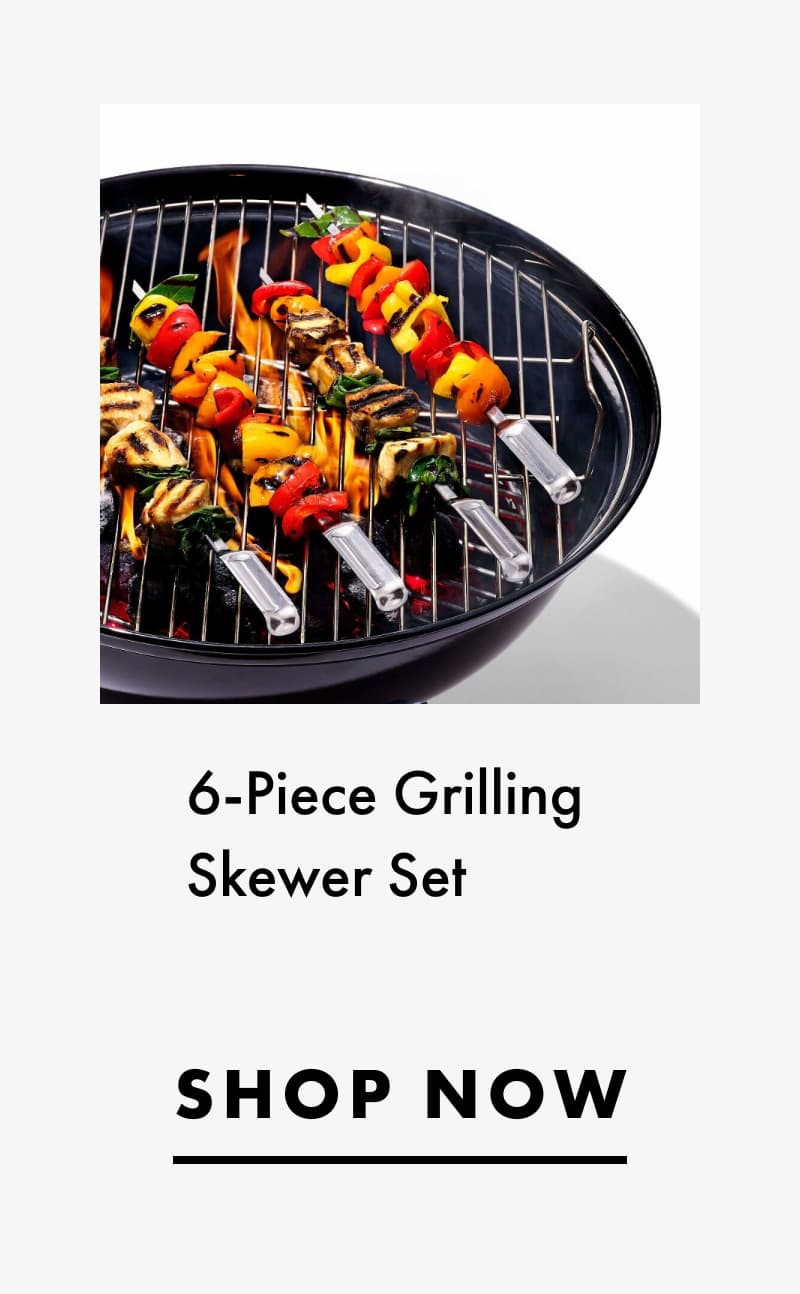 6-Piece Grilling Skewer Set | SHOP NOW
