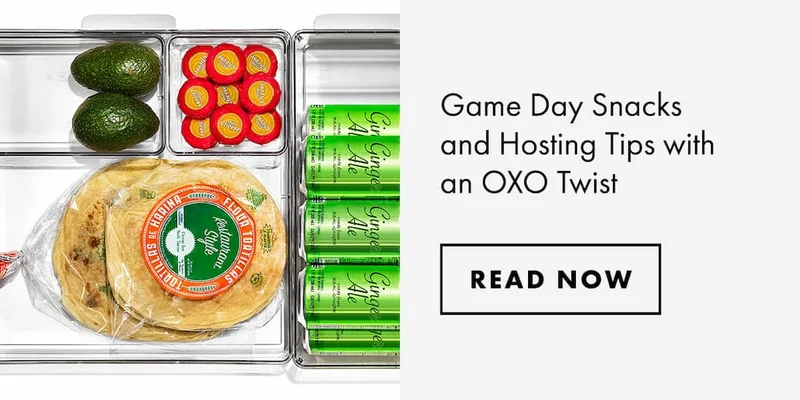 Game Day Snacks and Hosting Tips with an OXO Twist | READ NOW