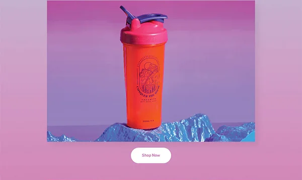 Red Yosemite National Parks Bottle