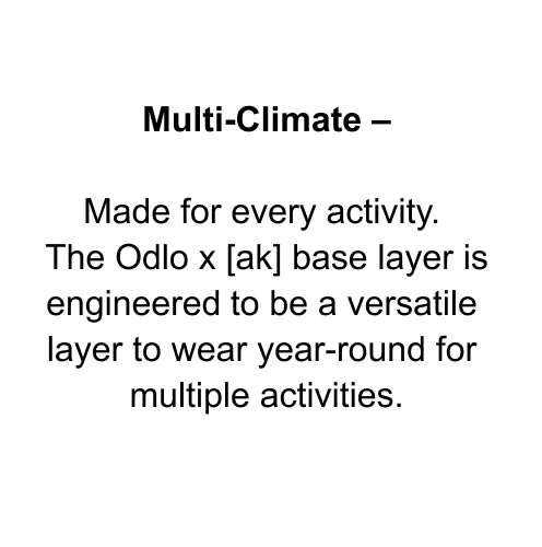 Odlo x [ak]