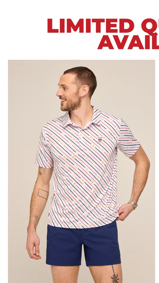 Team USA Performance Polo: The Life, Liberty, & Candles