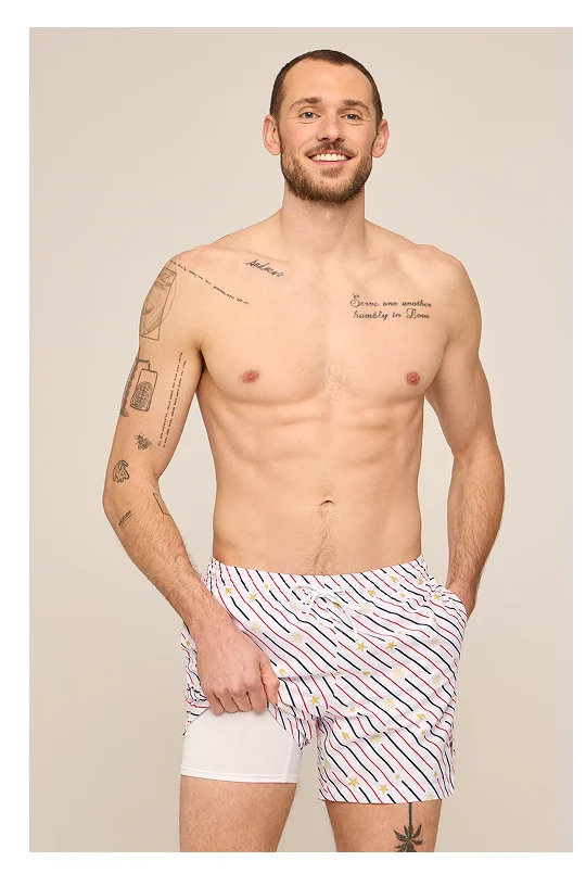 Rigid Swim Trunk: The Life, Liberty, & Candles 5.5"