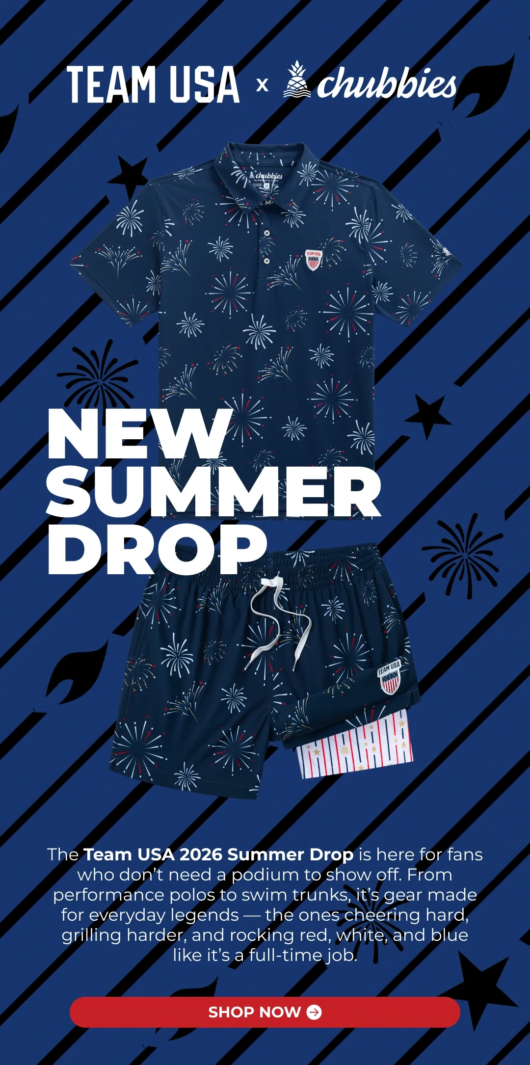 Team USA x Chubbies: Shop All American Style
